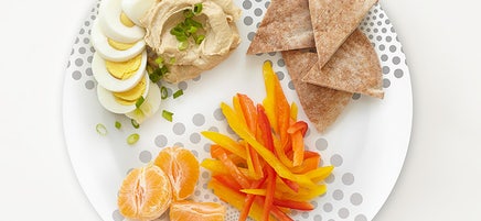 Portion Plate Middle Eastern Snack Plate