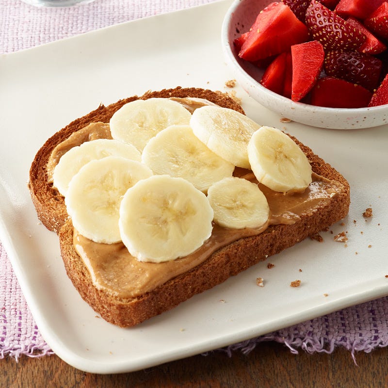 PB and Banana Toast