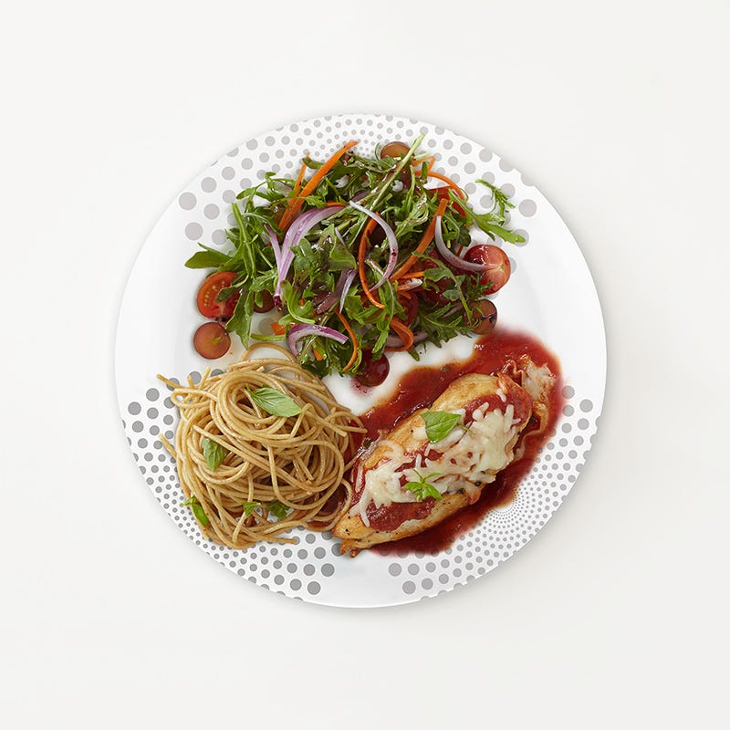 Portion Plate Chicken Parmigiana