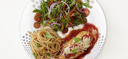 Portion Plate Chicken Parmigiana