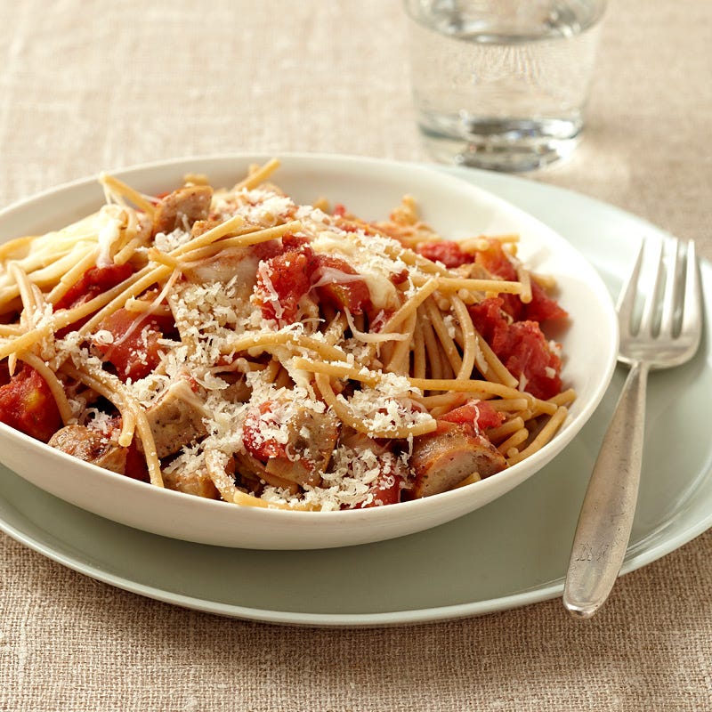 Baked Pasta with Chicken Sausage