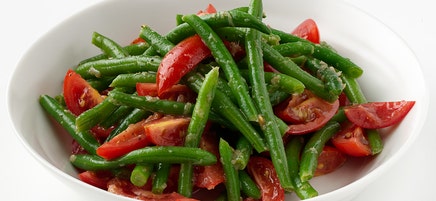 Gingered-Green Bean & Tomato Salad