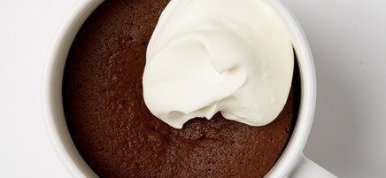 Flourless Dark Chocolate Mug Cake
