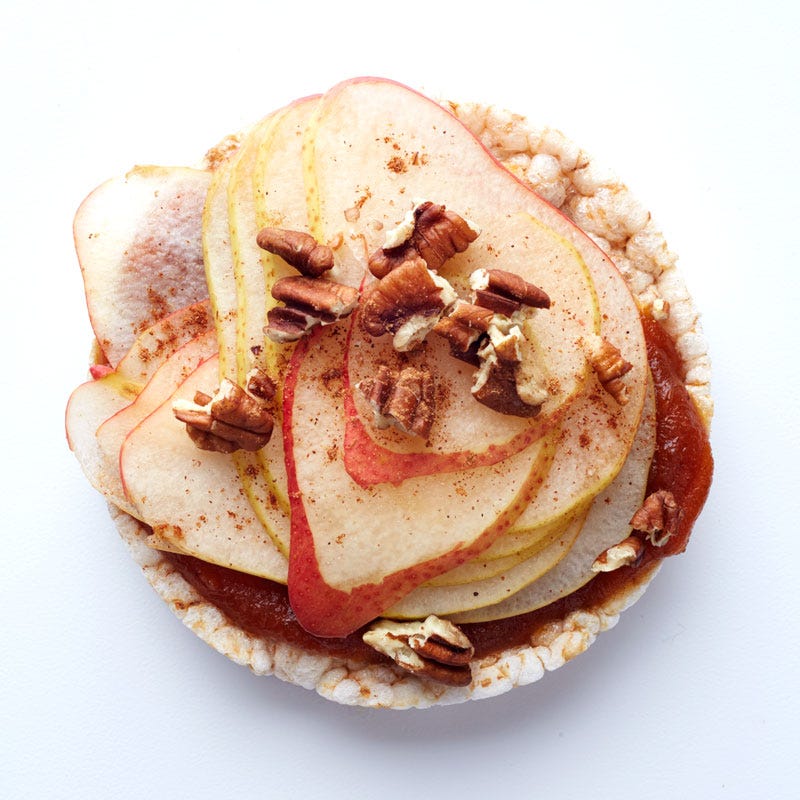 Pumpkin-pear tartlet