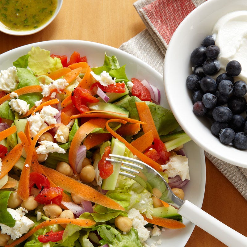 Photo of Greek Salad with Chickpeas & Feta by WW