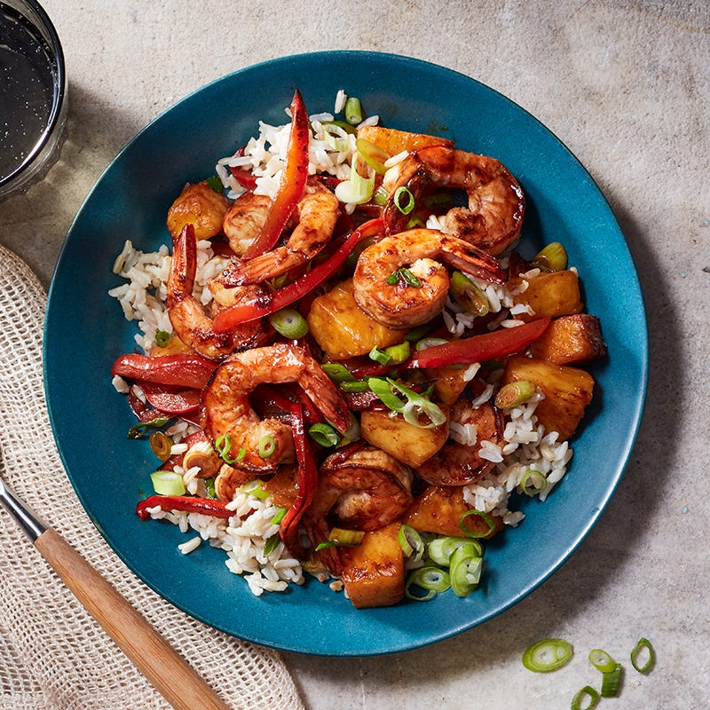 Photo of Sweet & Spicy Shrimp with Pineapple by WW
