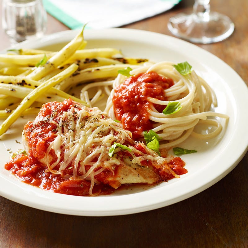 Photo of Chicken Parmesan with Brown Rice Pasta by WW