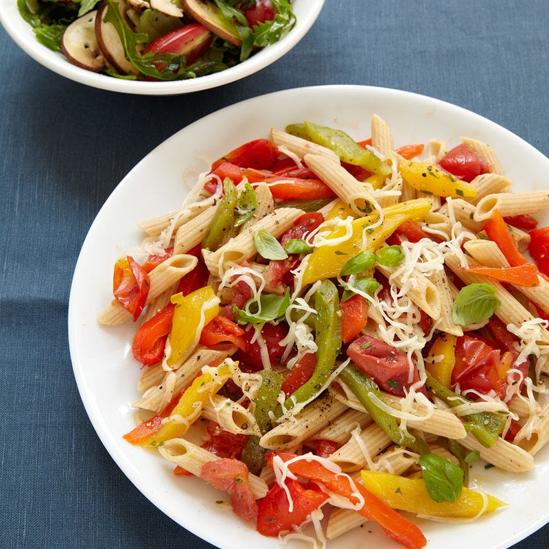 Pasta Primavera with Side Salad