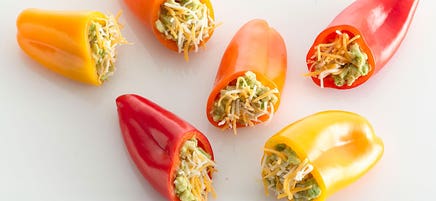 Mexican-Stuffed Baby Bell Peppers