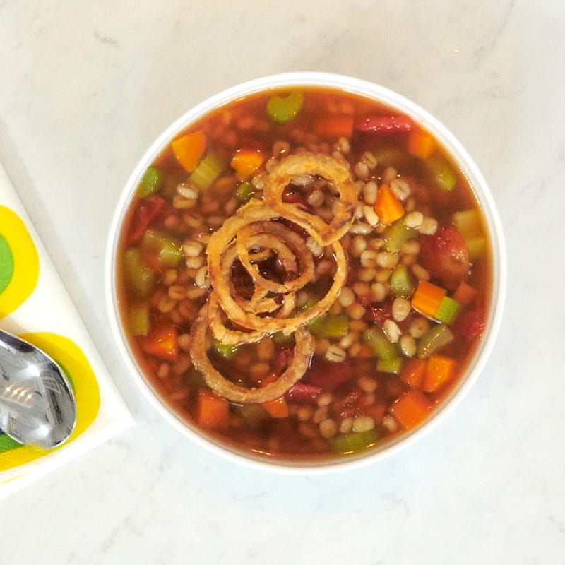 Photo of Beef barley soup by WW