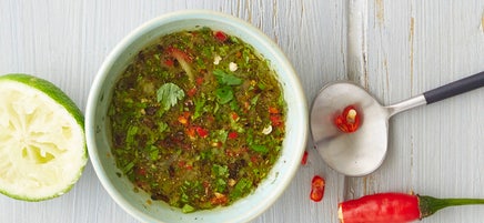 Marinade au citron vert et piment