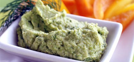 Trempette grecque aux pois et à l’aneth