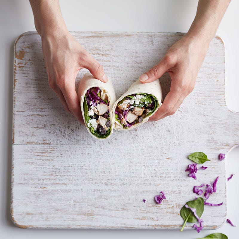 Photo de Burritos au poulet grillé et au fromage par WW