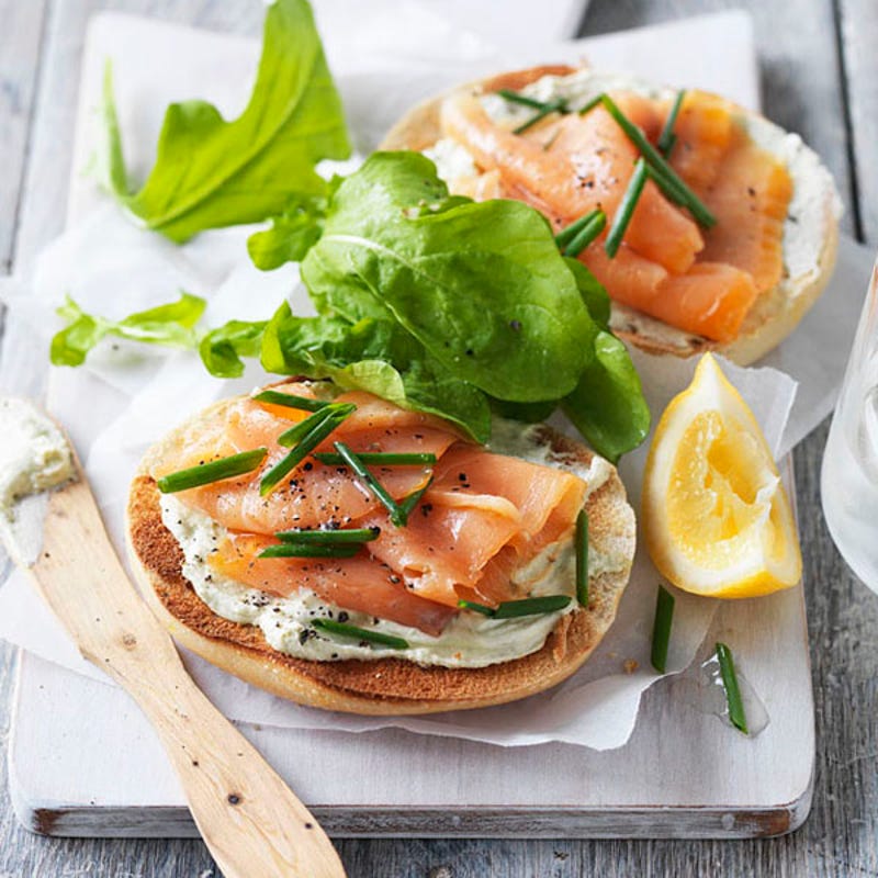 Photo of Bagel with smoked salmon by WW