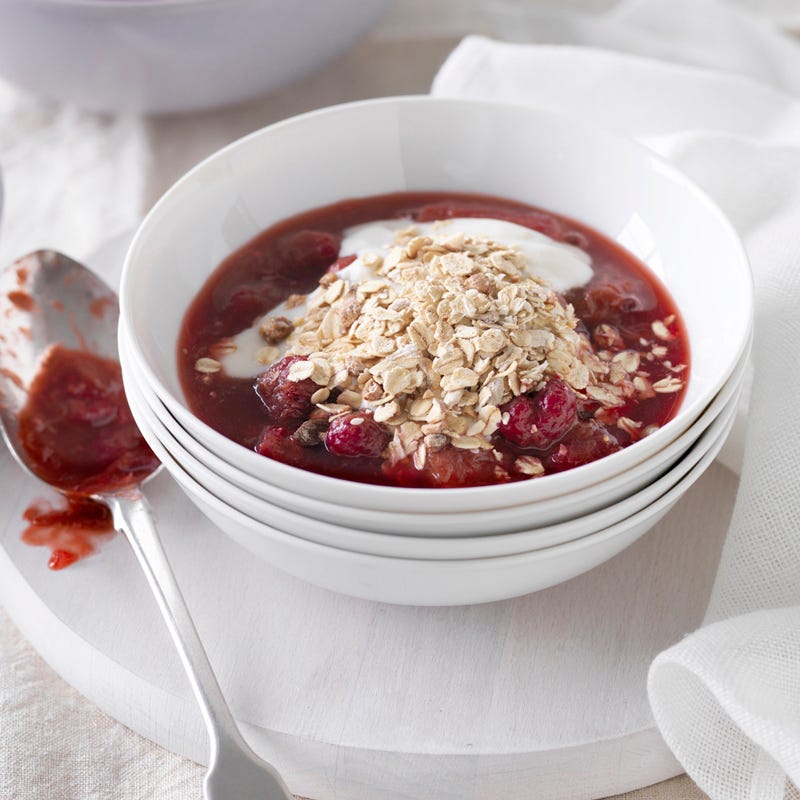Photo of Rhubarb and berry compote by WW