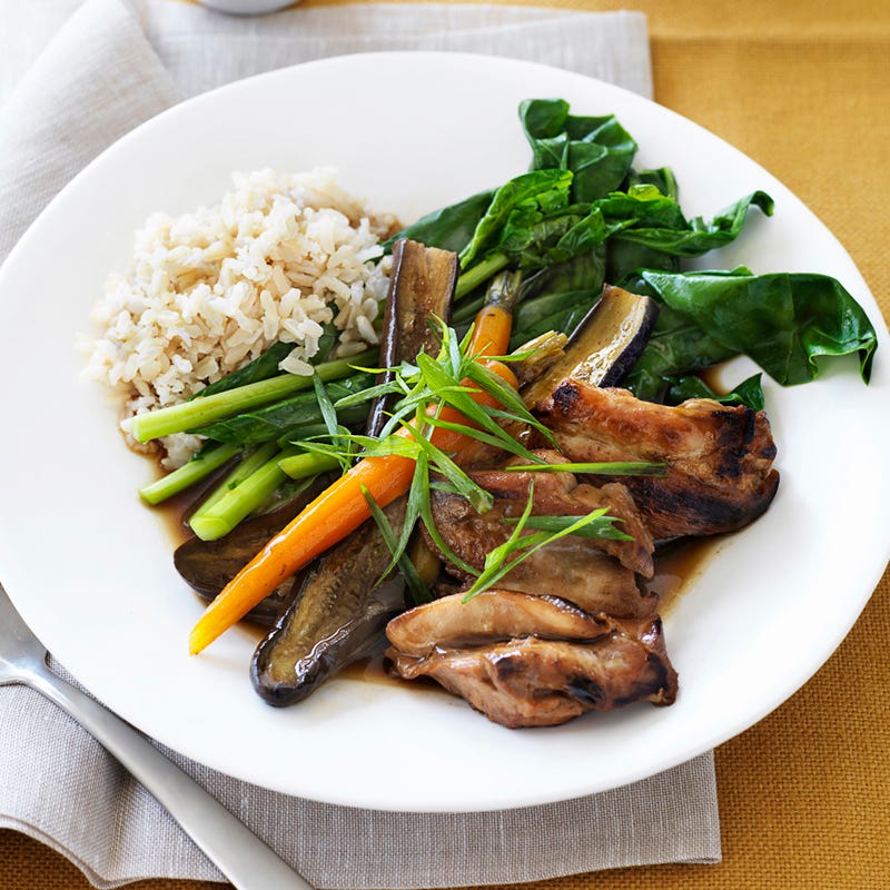 Photo of Japanese chicken with brown rice by WW