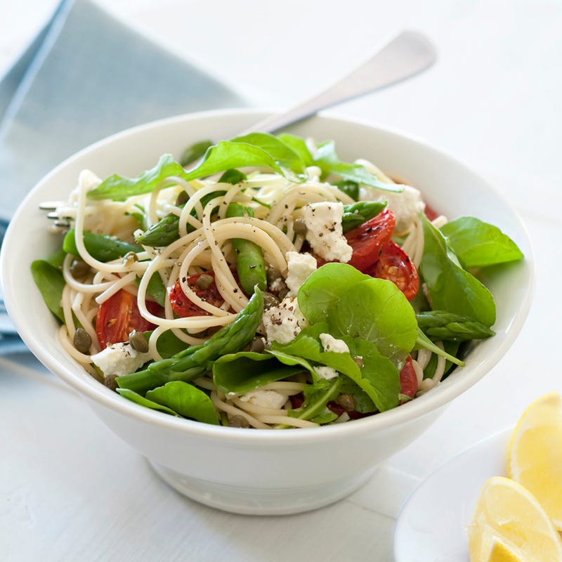 Photo of Pasta with asparagus, tomatoes and ricotta by WW