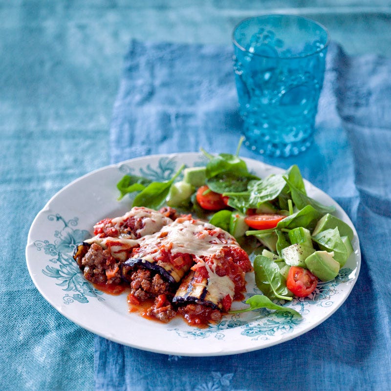 Photo of Eggplant lamb mince rolls by WW