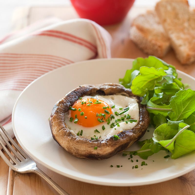 Photo of Egg in baked mushroom by WW
