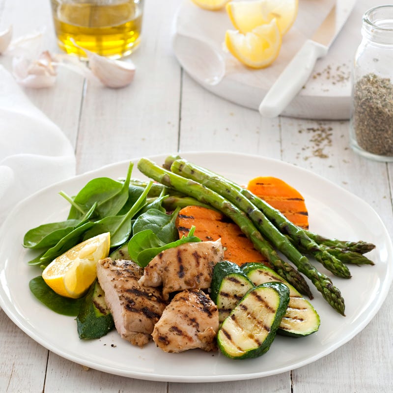 Photo of Grilled chicken with vegetables by WW