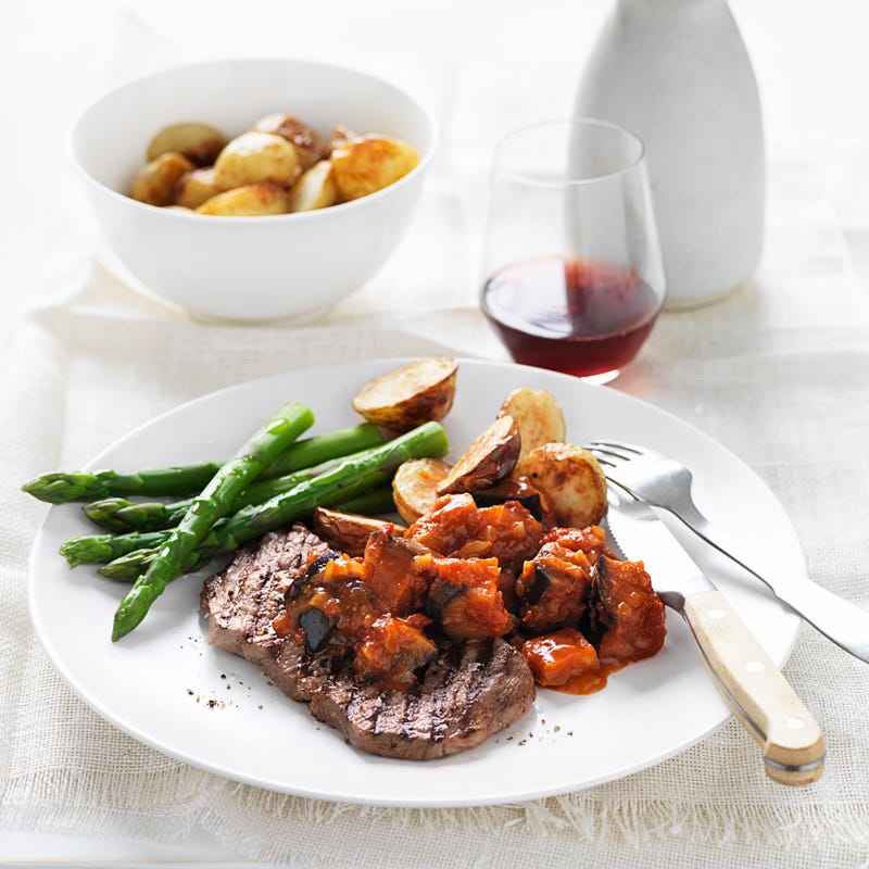 Photo of Steak and eggplant relish by WW