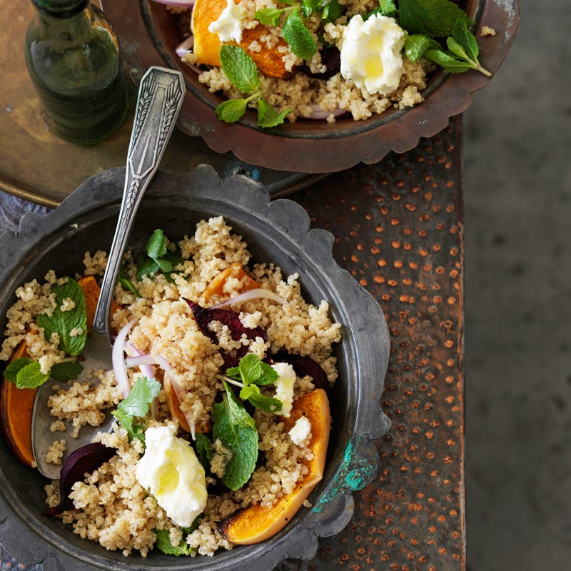 Photo of Warm quinoa with roasted pumpkin & beetroot by WW