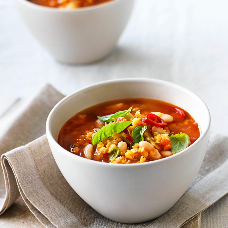 Photo of Lentil soup with chilli & garlic by WW