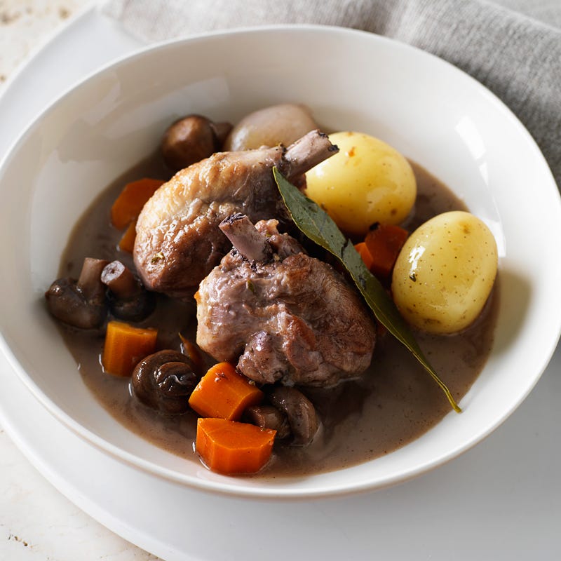 Photo of Classic coq au vin (chicken stew) by WW