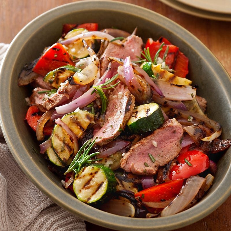 Photo of Barbecued lamb & vegetables by WW