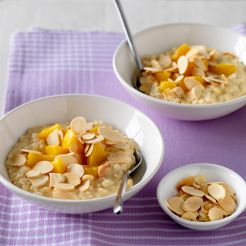 Photo of Peach & almond quinoa bircher muesli by WW