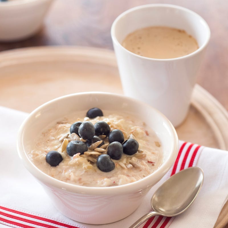 Photo of Oats with blueberries & apple by WW