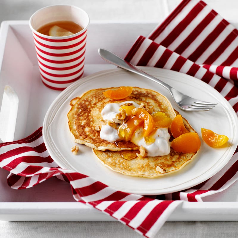 Photo of Pancakes with walnut & honey yoghurt by WW