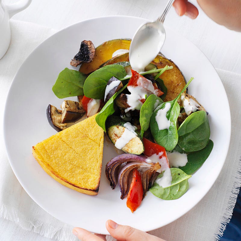 Photo of Polenta wedges with roast vegetables by WW