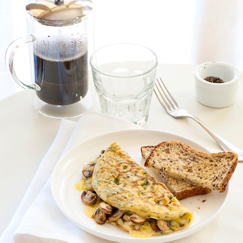 Photo of Herb omelette with mushrooms by WW