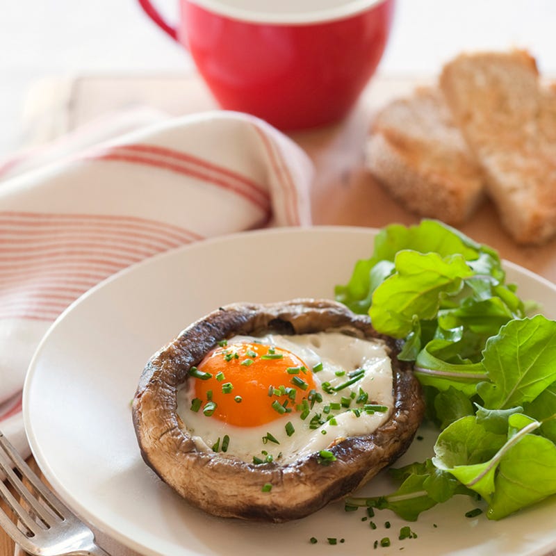 Photo of Baked mushroom & egg nest by WW