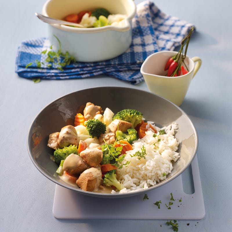 Foto Sojapoulet in Erdnusssauce von WW