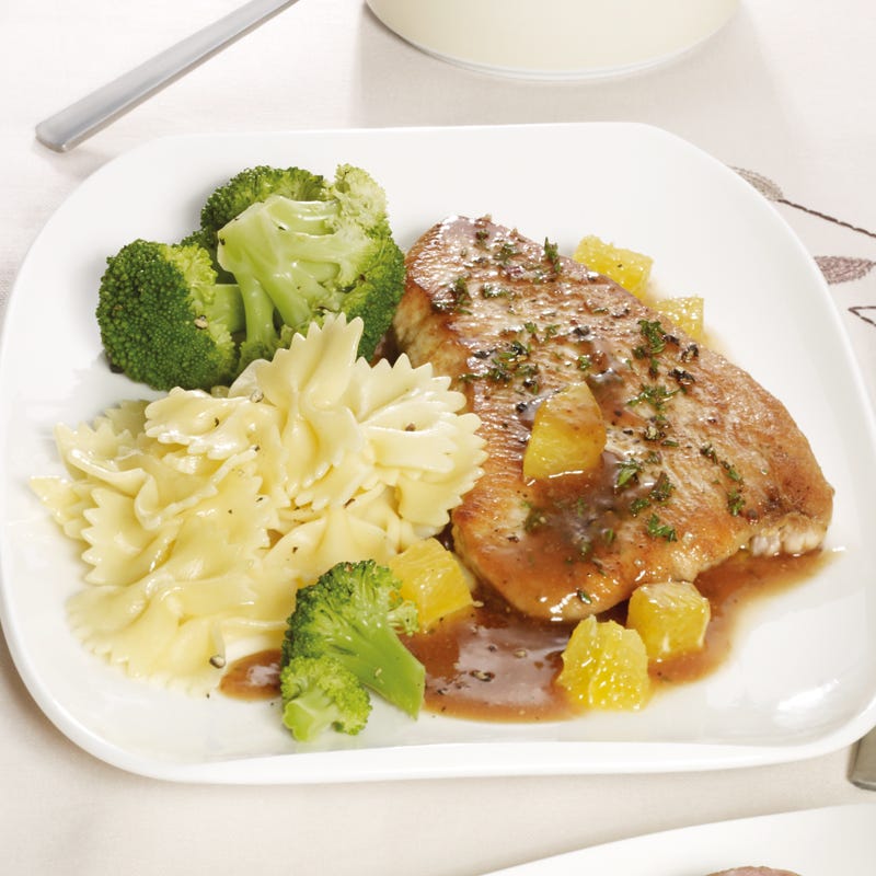 Foto Trutenschnitzel in Orangen-Senf-Sauce von WW