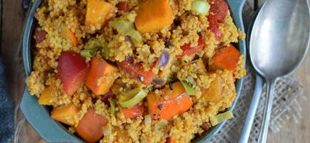 Kürbiscurry mit Couscous