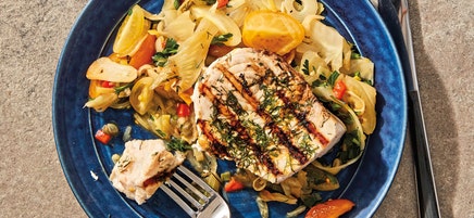 Pan-Grilled Calabrian Swordfish