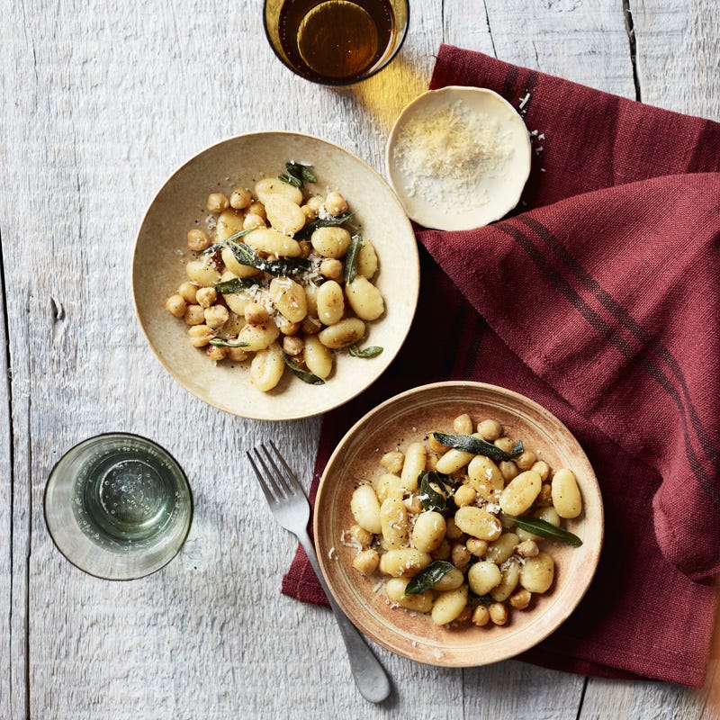 Gnocchi with chickpeas