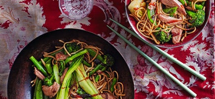 Hoisin duck noodles