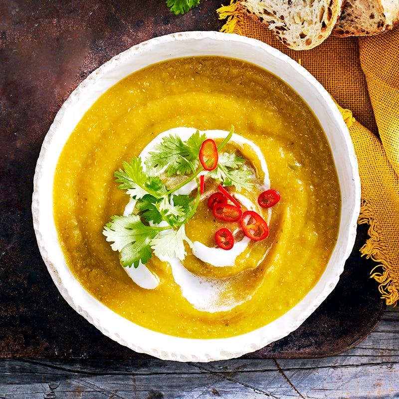 Photo of Spicy pumpkin, quinoa and coconut soup by WW