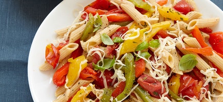 Pasta Primavera with Arugula Salad