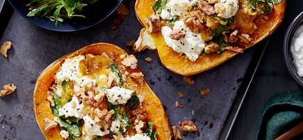 Stuffed cheesy pumpkin