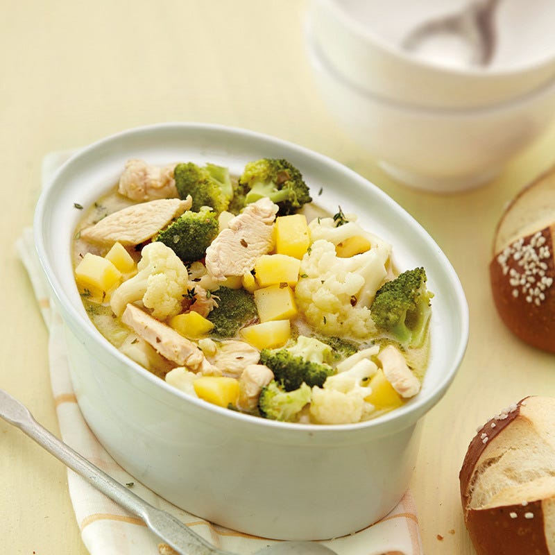 Gemüseeintopf mit Pouletstreifen