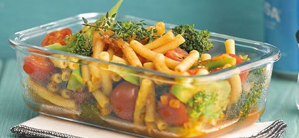 One-Pot-Pasta mit Broccoli und Tomaten