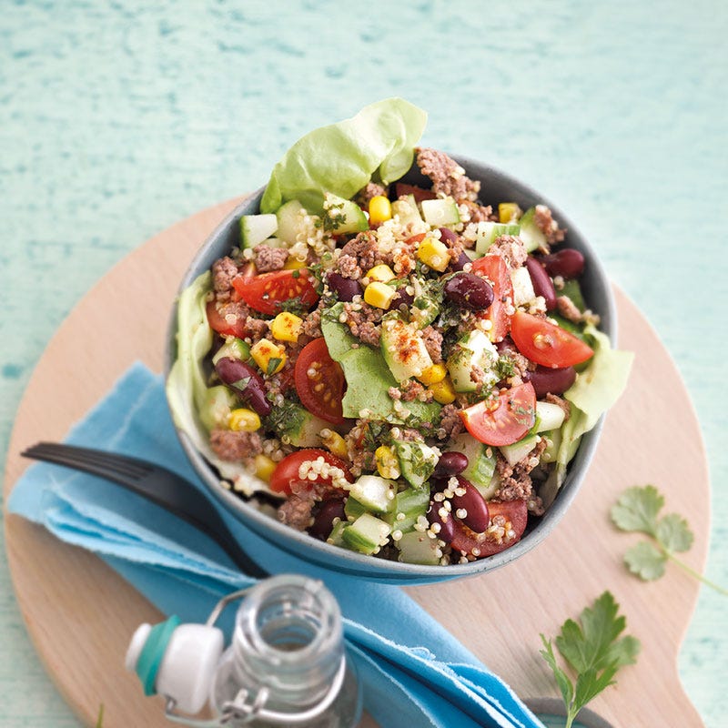 Würzige Quinoa-Bowl