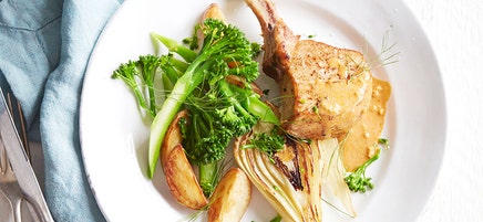 Air fryer smokey pork cutlets