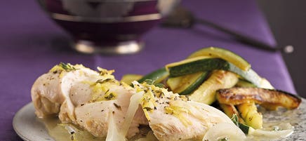 Filet de poulet au citron