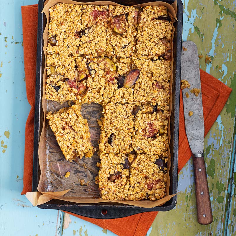 ViktVäktarna - Flapjacks med fikon och hasselnötter